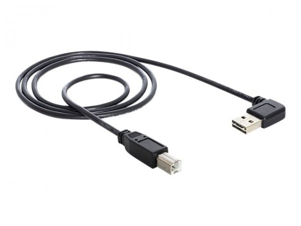 Delock 2m USB 2.0 A - B m/m - 2 m - USB A - USB B - USB 2.0 - Maschio/Maschio - Nero