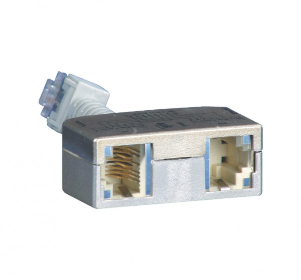 METZ CONNECT 130548-02-E - RJ45 - ISDN x 2 - Argento