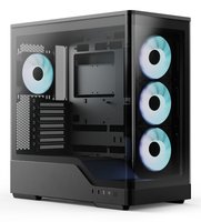 AEROCOOL ADVANCED TECHNOLOGIES Geh Midi P500A Black ACCS-P500A-001 - Midi/minitower - ATX