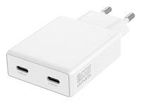 4smarts Netzladegerät PDPlug Slim Dual 65W GaN 2C weiß
