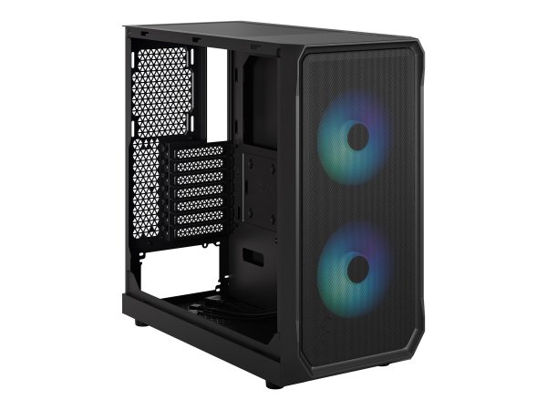 Fractal Design Focus 2 - PC - Nero - ATX - micro ATX - Mini-ITX - Acciaio - Vetro temperato - Multi