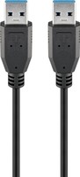 Goobay 93928 - 1,8 m - USB A - USB A - USB 3.2 Gen 1 (3.1 Gen 1) - 0,48 Gbit/s - Nero