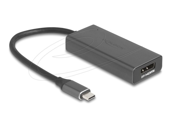Delock ?USB Type-c Adapter zu Combo HDMI DisplayPort Buchse 8K - Adattatore - Digitale/dati