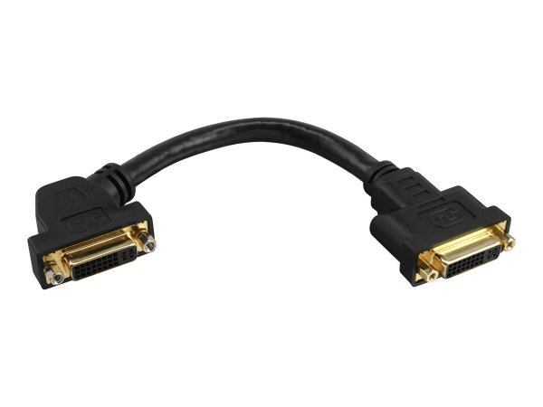 InLine Adattatore DVI-I 24+5 F / F - digit. + analog. - dorato - da pannello - 0,2m