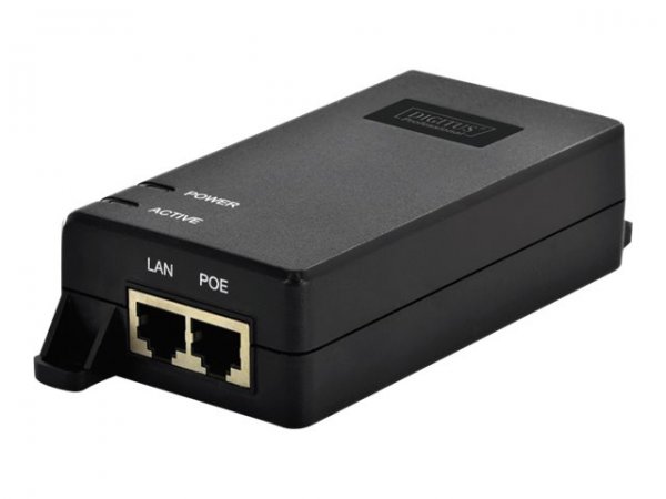 DIGITUS Gigabit Ethernet PoE+ Injector, 802.3at, 30 W