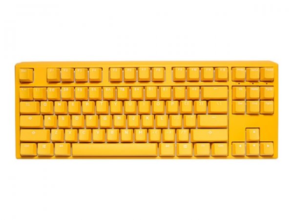 Ducky One 3 Yellow TKL - Tenkeyless (80 - 87%) - Cablato - USB - Interruttore a chiave meccanica - G