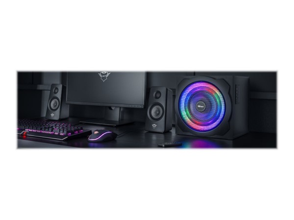 Trust GXT 629 Tytan - 2.1 canali - 60 W - Universale - Nero - 120 W - Wireless