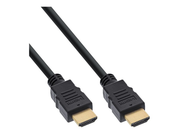 InLine Cavo HDMI - HDMI High Speed con Ethernet - maschio/maschio - nero - 0,5 m