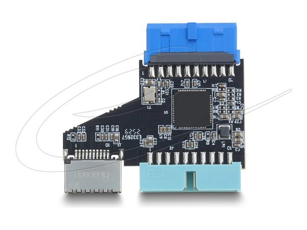 Delock USB 5 Gbps Hub 20 Pin Pfostenbuchse zu 1 x 5 20 Pfostenstecker und