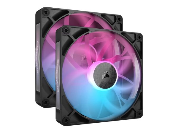 Corsair Lüfter 140*140*25 RX140 RGB iCUE Link Dual Kit - Case fan - 36 dB
