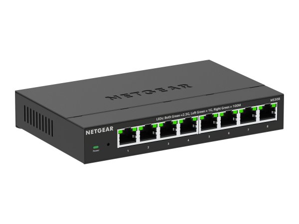 Netgear 2.5 Gigabit Switch MS308 - Interruttore - 40 Gbps