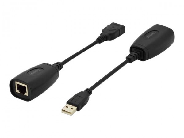 DIGITUS Prolunga USB - Cina - Cavo - Digitale / dati CAT 5 STP, UTP 45 m