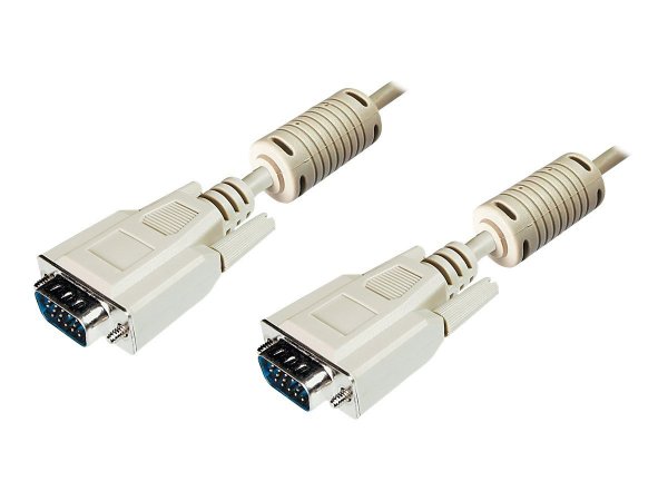 DIGITUS Cavo di collegamento Monitor VGA - HD15/M - HD15/M - 10 m - VGA (D-Sub) - VGA (D-Sub) - Masc