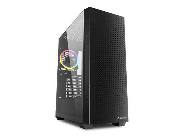 Sharkoon VS9 RGB - Midi Tower - PC - Nero - ATX - micro ATX - Mini-ATX - Casa/ufficio - 15,8 cm