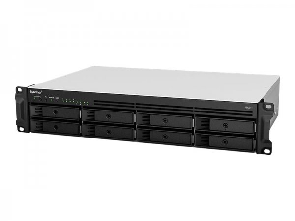 Synology RackStation RS1221+ - NAS - Armadio (2U) - Ryzen Embedded - V1500B - 4 GB - DDR4