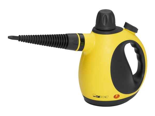 Clatronic DR 3653 - Pulitore a vapore portatile - 0,25 L - Nero - Giallo - 5 m - 1050 W - 220-240 V