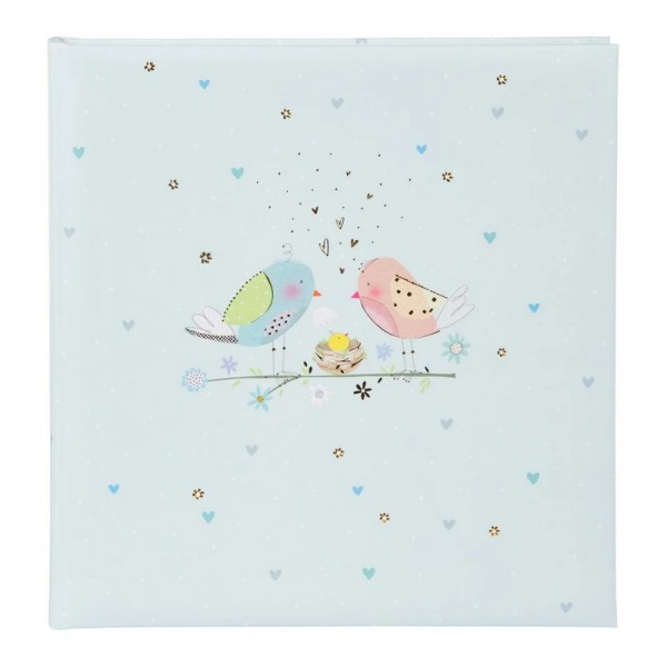 Goldbuch Loving Birds Boy 30x31 60 weiße Seiten Babyalbum 15562