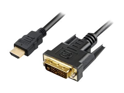 Sharkoon 2m - HDMI/DVI-D - 2 m - HDMI - DVI-D - Maschio - Maschio - 1920 x 1080 Pixel