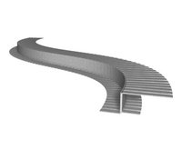 Synergy 21 S21-LED-PR00201 - Soffitto - Grigio - 12,5 mm - 2000 mm - 740 g