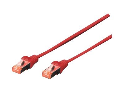 DIGITUS Cavo patch CAT 6 S/FTP - 5 m - Cat6 - S/FTP (S-STP) - RJ-45 - RJ-45 - Rosso