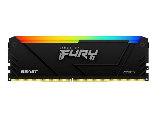 Kingston FURY Beast 16GB 3600MT/s DDR4 CL18 DIMM RGB - 16 GB - 1 x 16 GB - DDR4 - 288-pin DIMM