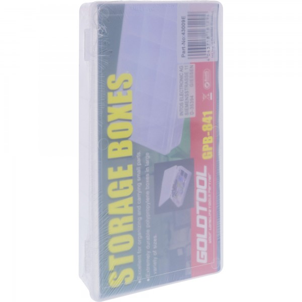 InLine Box portaminuteria - plastica trasparente. 213x114x35mm - 18 slot
