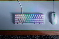 Razer Huntsman Mini - Cablato - USB - Interruttore ottico a chiave - QWERTY - LED RGB - Bianco