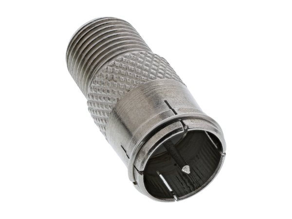 InLine Adattatore SAT da spina F-Quick-Type a presa F-Type - in metallo