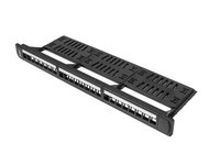 Lanberg PPKS-1124-B - Nero - Acrilonitrile butadiene stirene (ABS) - Plastica - Montaggio a rack - 1