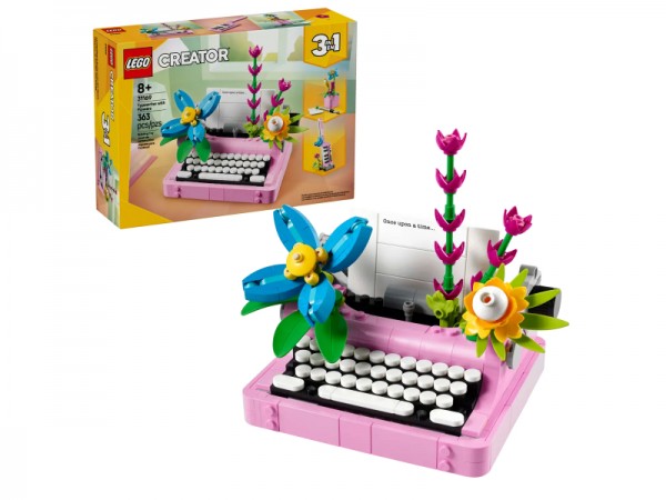 LEGO Creator Schreibmaschine mit Blumen 31169