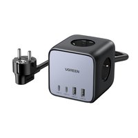 Ugreen DigiNest Cube Power Strip 3 AC outlets+ 65W 2A2C - Digitale/dati