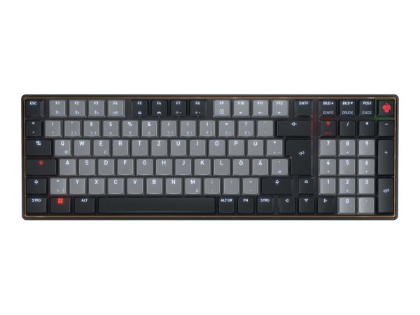 Cherry Kw - Tastatur - 96% - compact - hintergrundbeleuchtet - Tastiera - QWERTZ