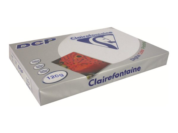 Clairefontaine DCP - Stampa laser/inkjet - A4 (210x297 mm) - Satinata - 250 fogli - 120 g/m² - Bianc
