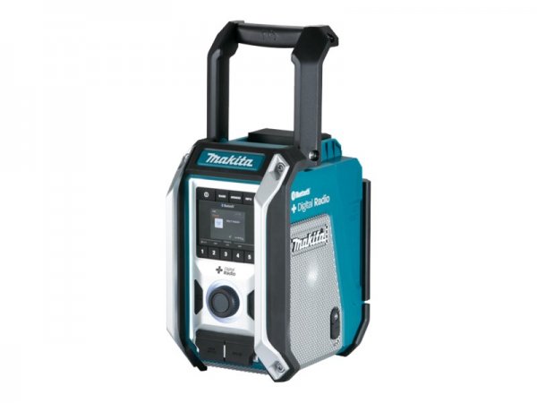 Makita DMR115 - Cantiere - DAB,DAB+,FM - 87,5 - 108 MHz - 174.928 - 239.2 MHz - Nero - Blu - IP65
