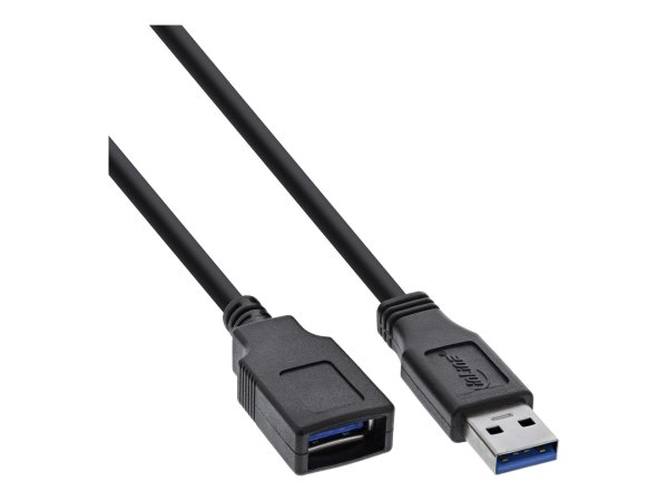 InLine Cavo USB 3.2 Gen.1 A maschio / A femmina - nero - 5m