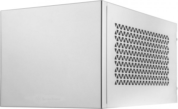 SilverStone SST-SG15S Sugo Mini-ITX Alloggiamento a cubo modulare 4 viti zigrinata rimovibili silver