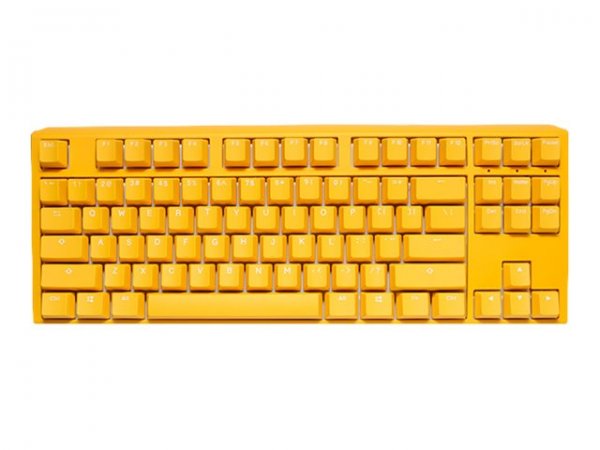 Ducky One 3 Yellow TKL - Tenkeyless (80 - 87%) - Cablato - USB - Interruttore a chiave meccanica - G