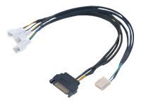 Akasa Flexa FP3S PWM Verteiler-Kabel 3 Lüfter - gesleevt - Cavo - Digitale/dati