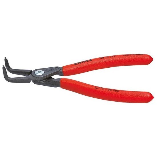 KNIPEX 48 21 J21 - Pinze per rondella di tenuta - Acciaio al cromo vanadio - Plastica - Rosso - 165