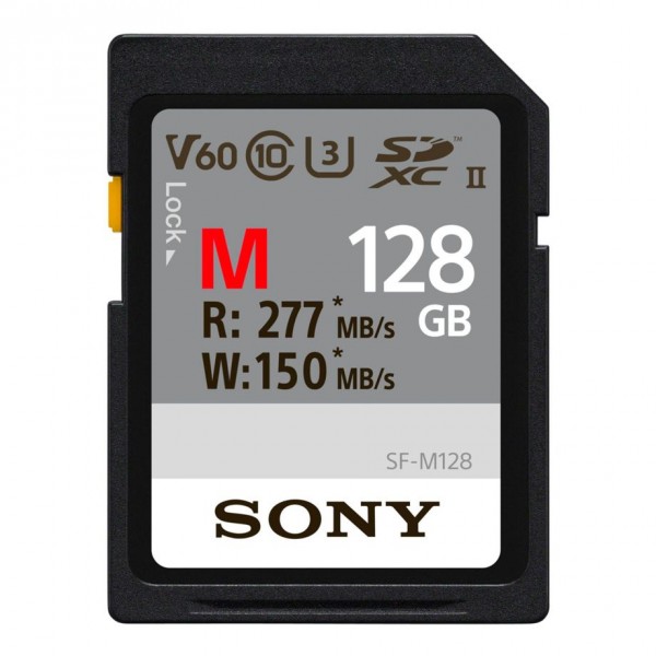Sony 128GB SDXC - 128 GB - SDXC - Classe 10 - UHS-II - 260 MB/s - 100 MB/s