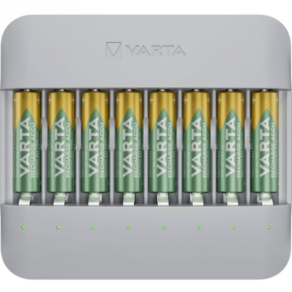 Varta Eco Charger Multi Recycled 8x AA 2100mAh - Caricabatteria - Idruro di nichel metallo (nimh)