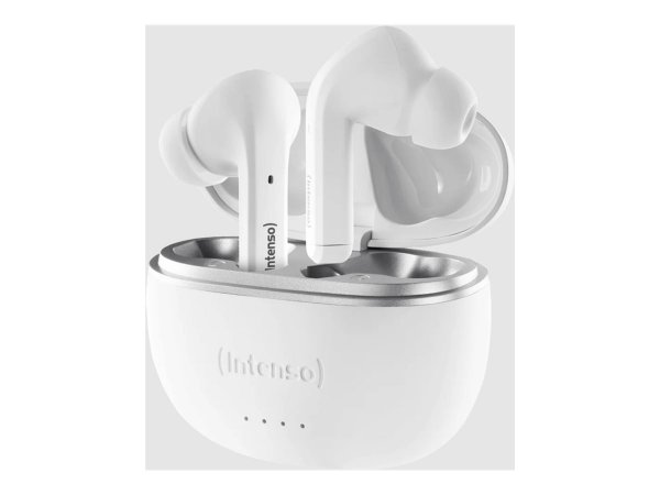 Intenso White Buds T302A - True Wireless Stereo (TWS) - Chiamate/Musica/Sport/Tutti i giorni - Cuffi