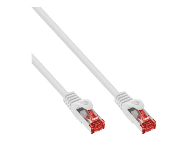 InLine Cavo patch Lan - S/FTP(PiMf) - Cat.6 - 250MHz - CU - halogenf. - bianco - 3m