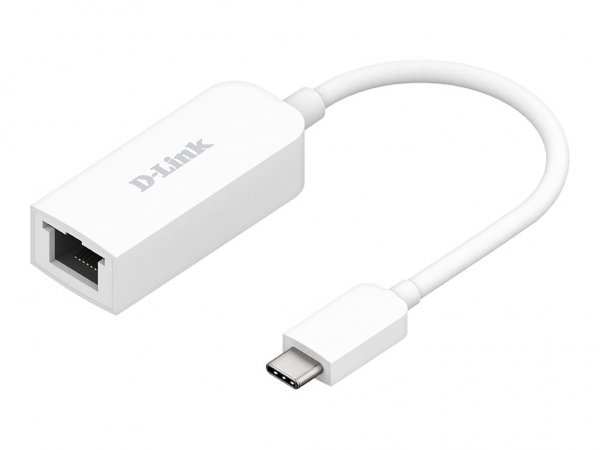 D-Link DUB-E250 - Cablato - USB tipo-C - Ethernet - 2500 Mbit/s - Bianco