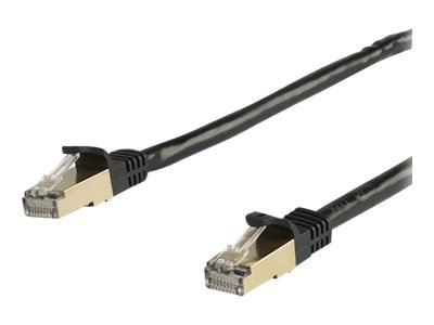 StarTech.com Cavo di rete Ethernet RJ45 CAT6a da 5m - Nero - 5 m - Cat6a - S/UTP (STP) - RJ-45 - RJ-