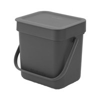 Brabantia 209888 - Nero - Plastica - Cestino - Monocromatico - Interno - Rettangolare