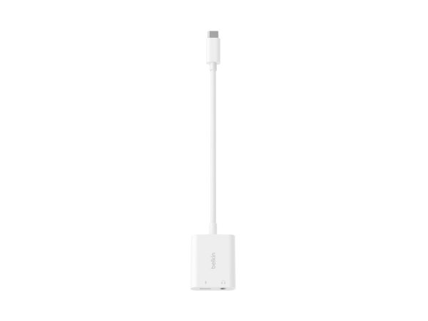 Belkin ROCKSTAR 3.5 MM AUDIO + USB-C CHARGE ADAPTER - USB tipo-C - 3.5mm - USB tipo-C - Bianco - 60