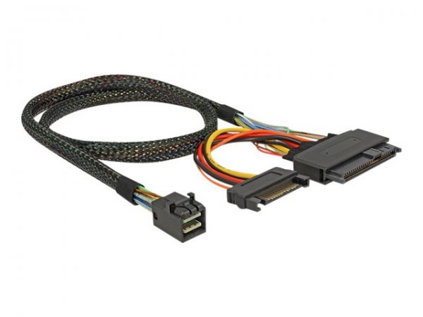 Delock 84819 - Mini SAS - U.2 - SATA - PCIe 3.0 - 0,5 m - Sacchetto di politene