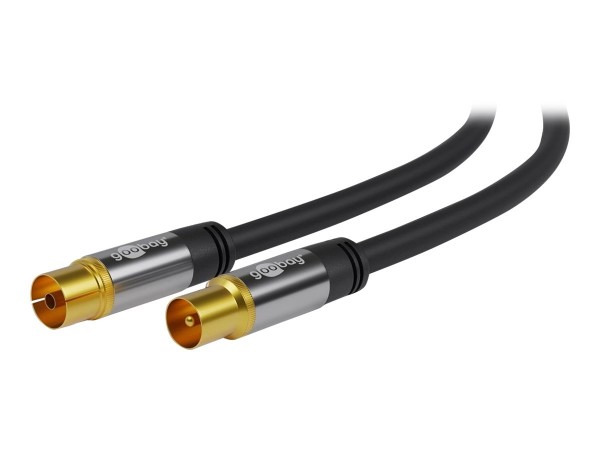 Goobay TV Antennenkabel 135 dB typ 4x geschirmt - Cavo - Antenna/tv