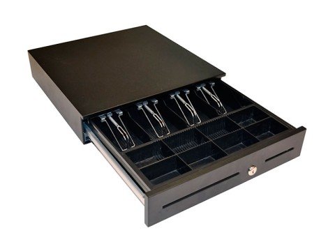 APG Solutions ECD410 - Cassetto per registratore di cassa elettrico - Acciaio - Nero - 24 V - 410 mm